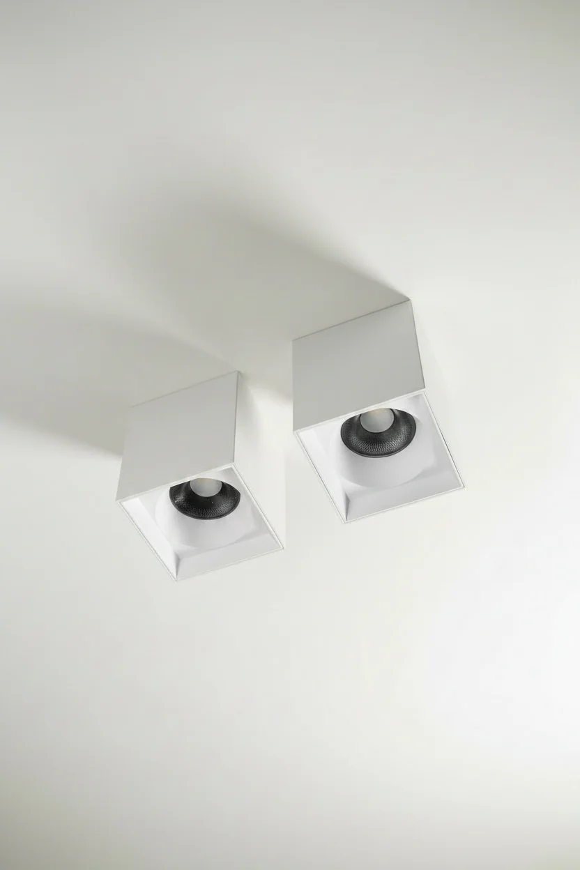 Faretto Nox Square - Bianco