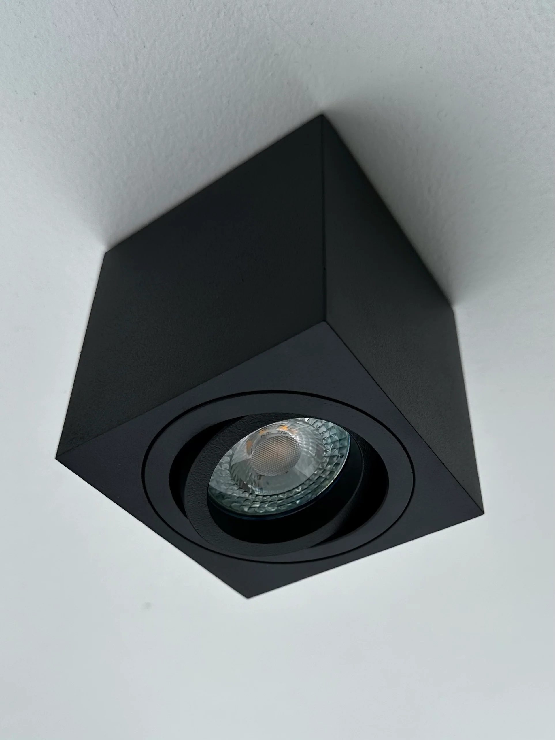 Faretto soffitto orientabile quadrato - Nero - Image 3