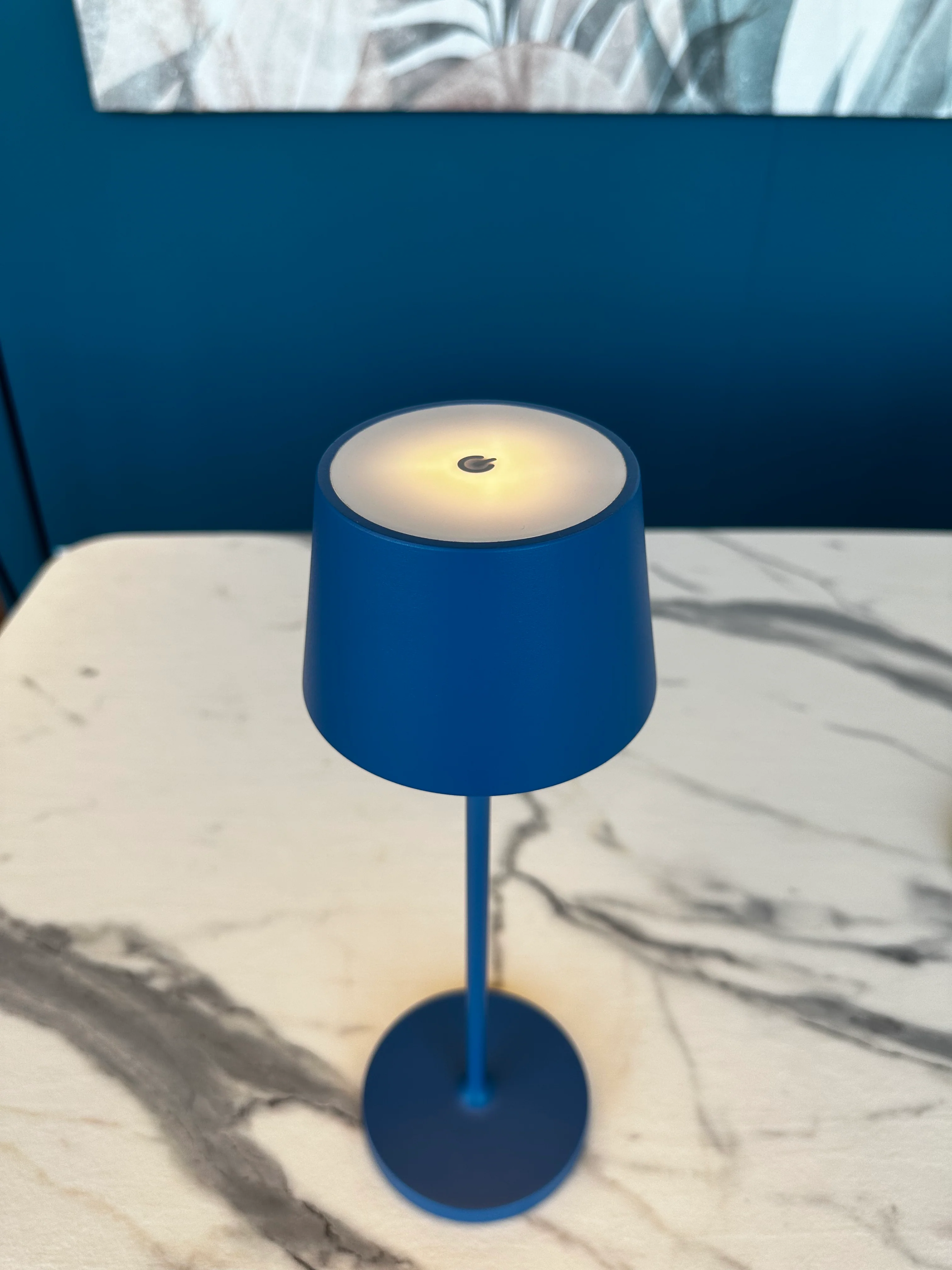 Kelly - Lampada ricaricabile Blu - Image 5