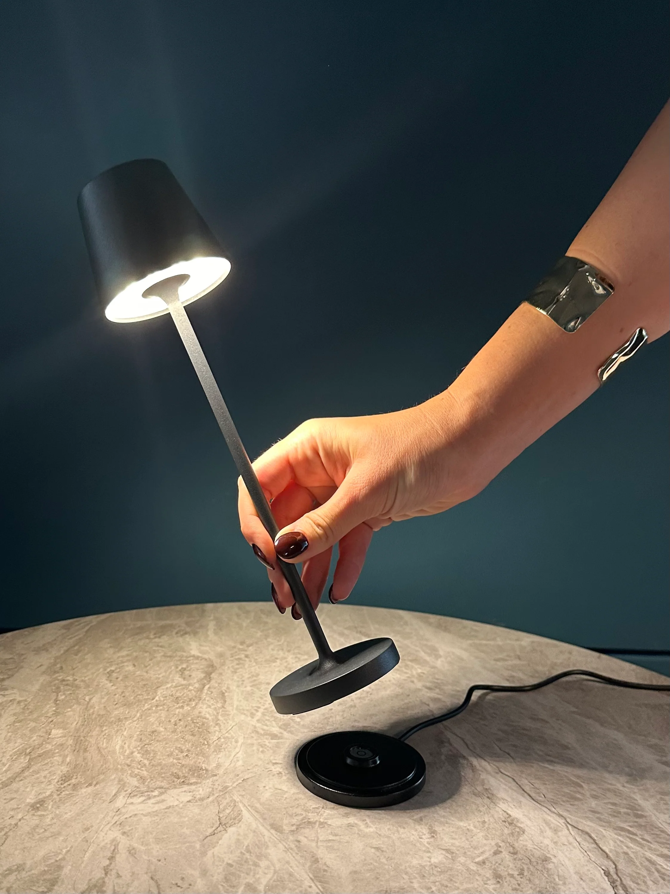 Kelly Mini - Lampada ricaricabile Antracite - Image 3