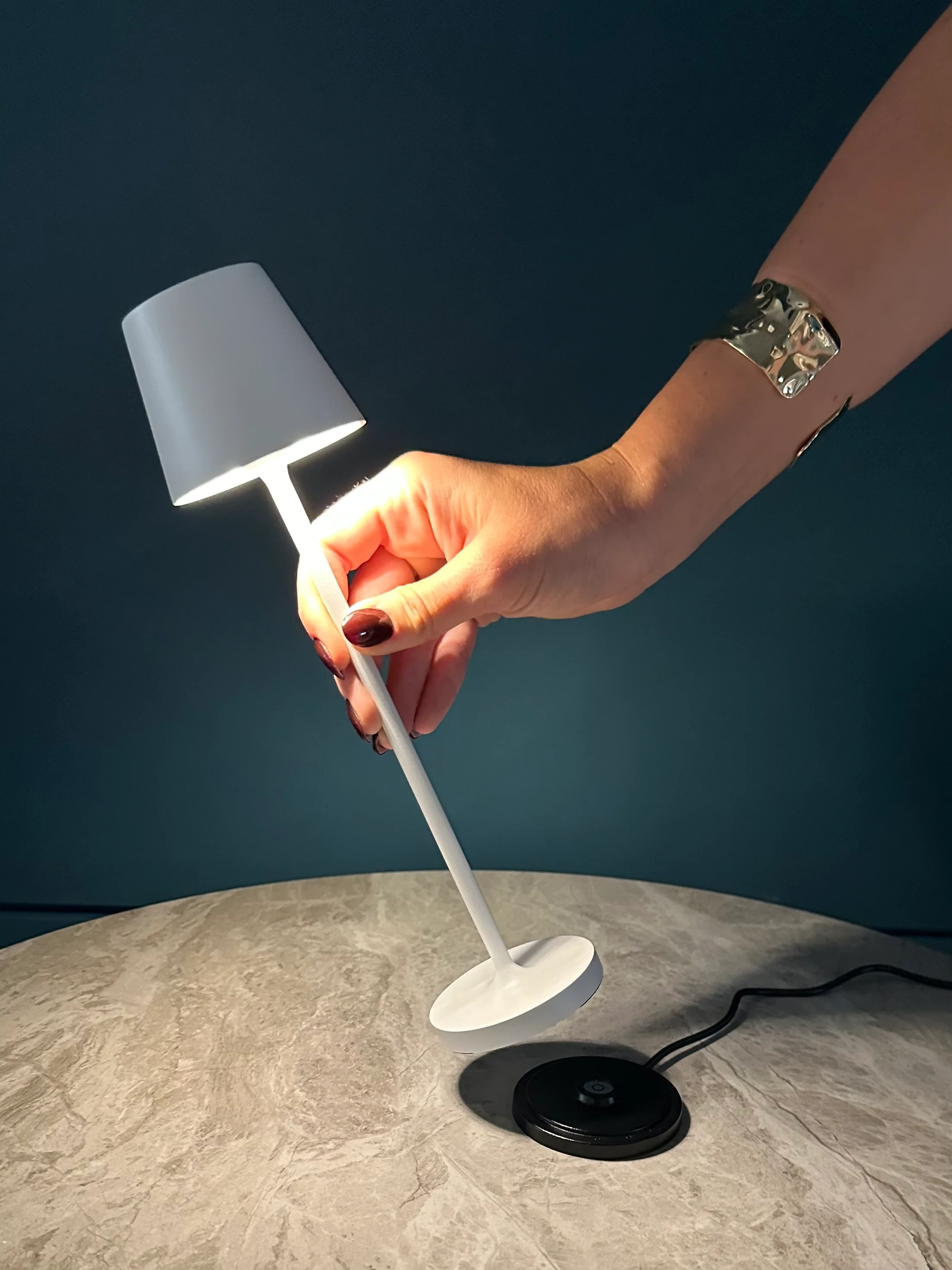 Kelly Mini - Lampada ricaricabile Bianco - Image 3