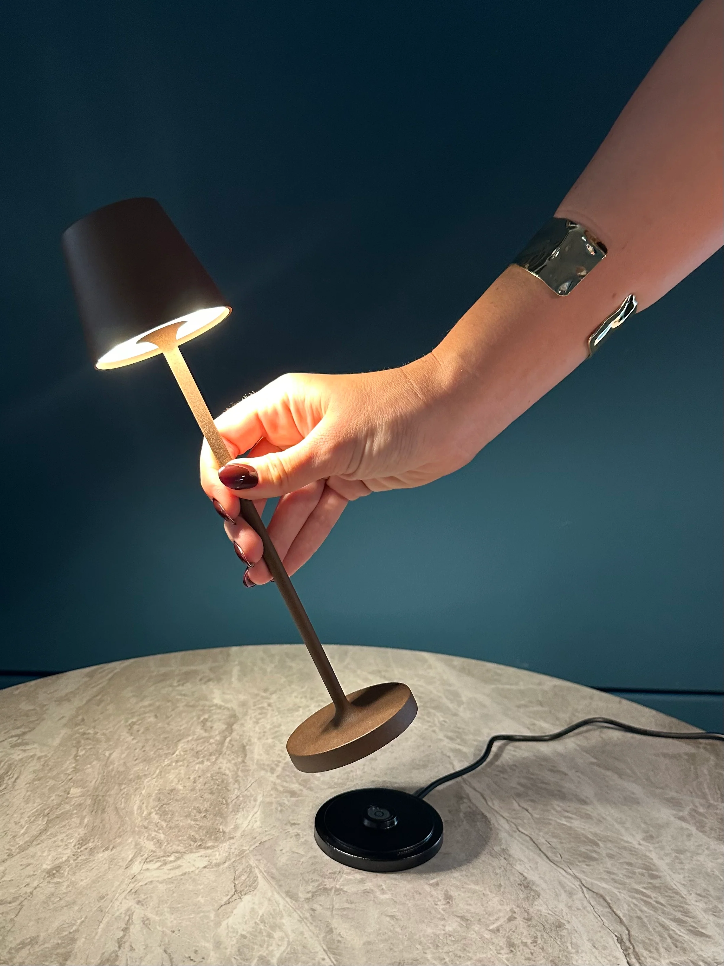 Kelly Mini - Lampada ricaricabile Corten - Image 3
