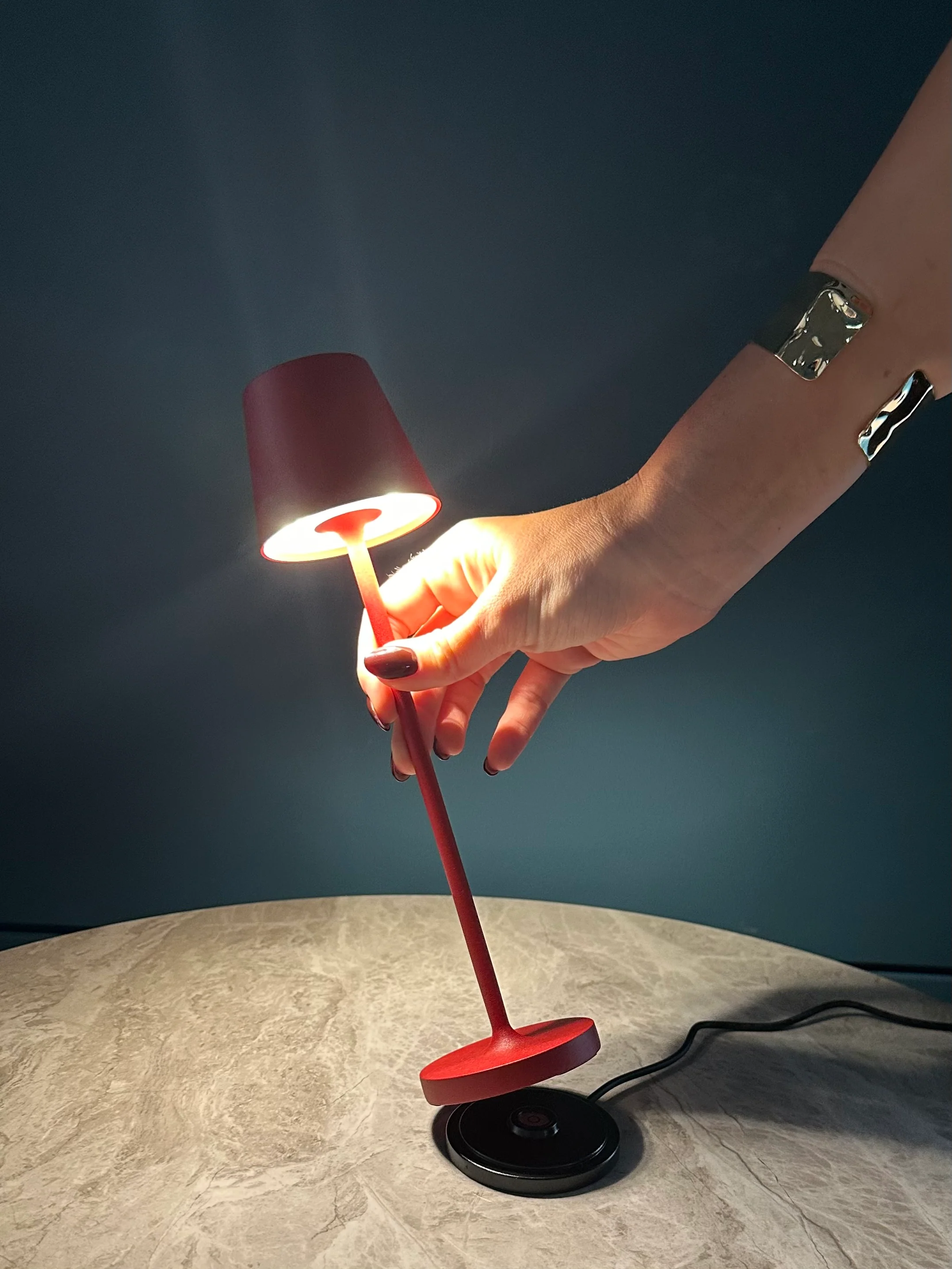 Kelly Mini - Lampada ricaricabile Rosso - Image 3