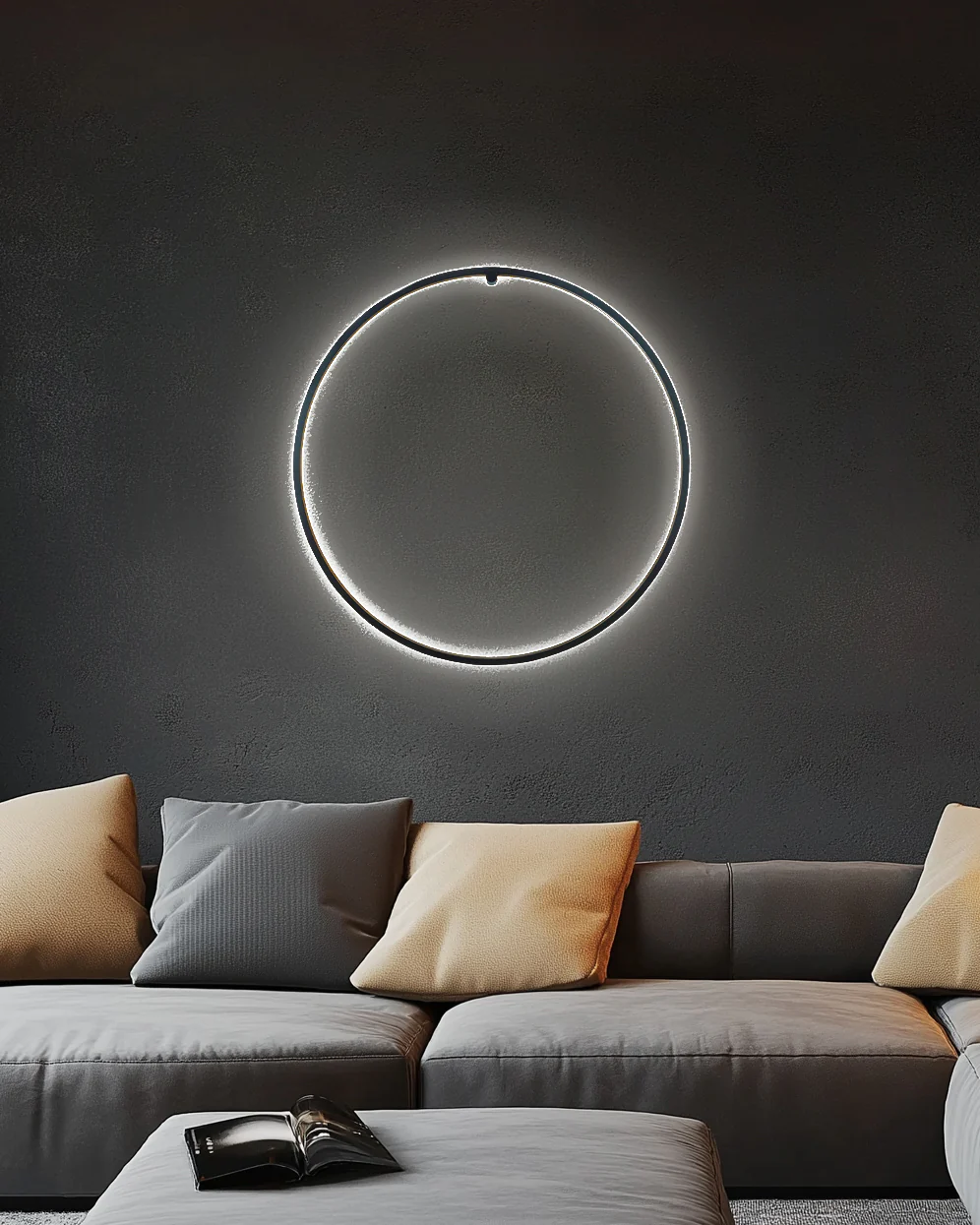 Lampada Halo - Nero - Image 3