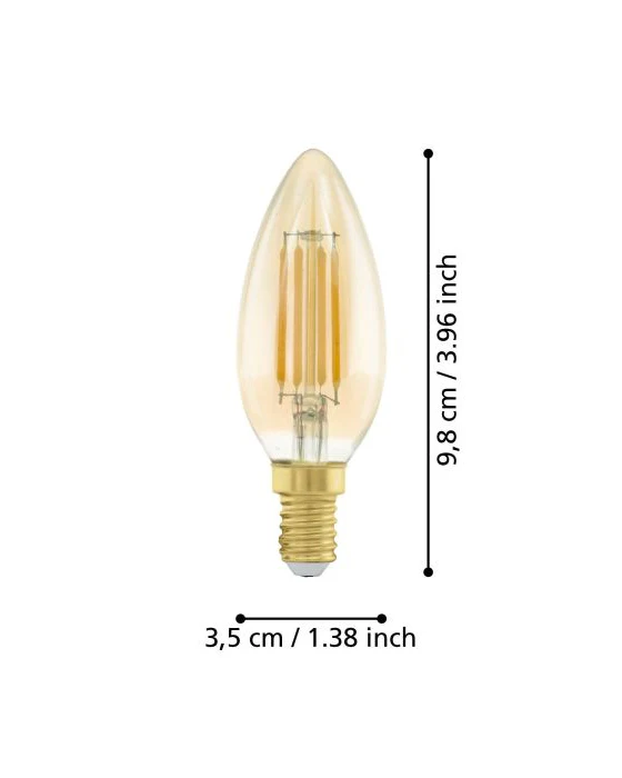 Lampadina E14 4W Vintage 2200K - Image 4
