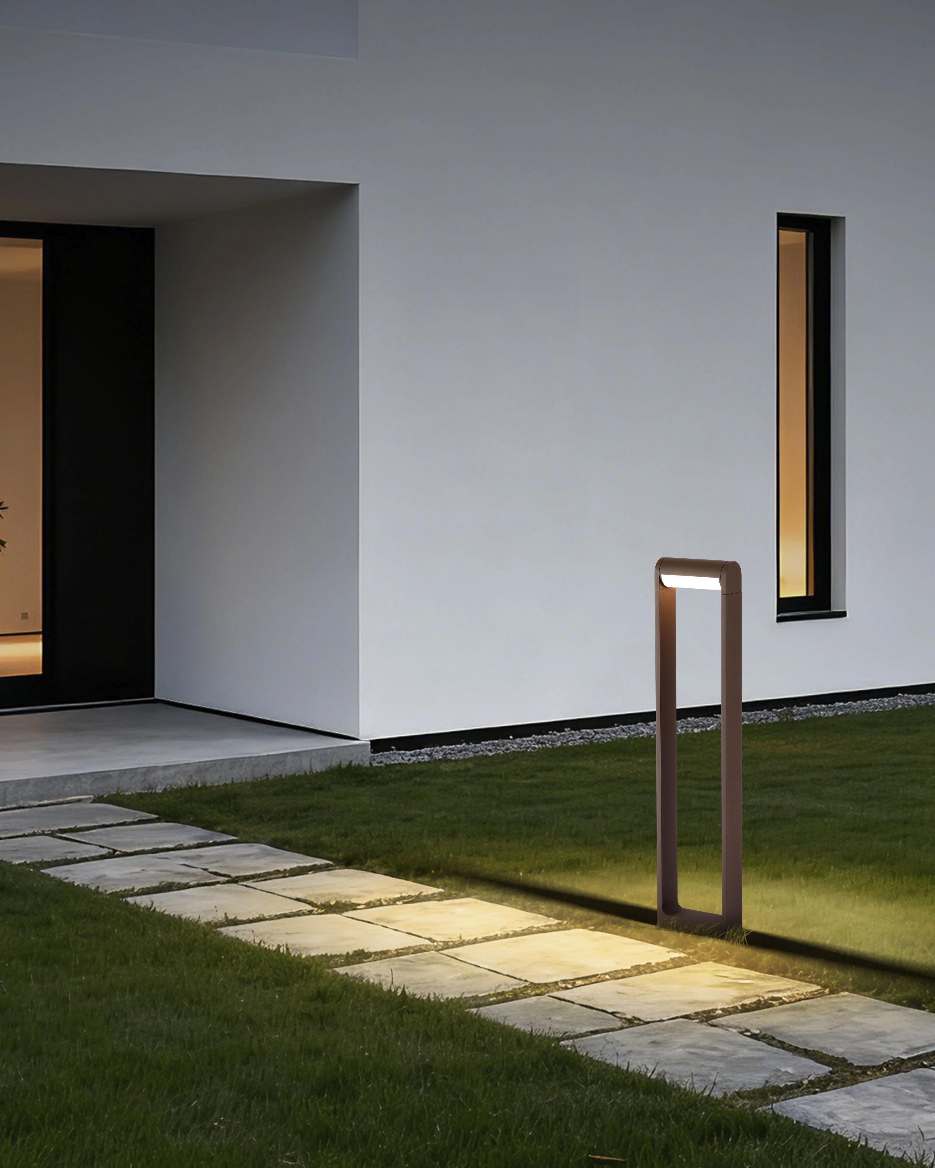 Paletto da terra Focus - 60cm Corten - Image 7