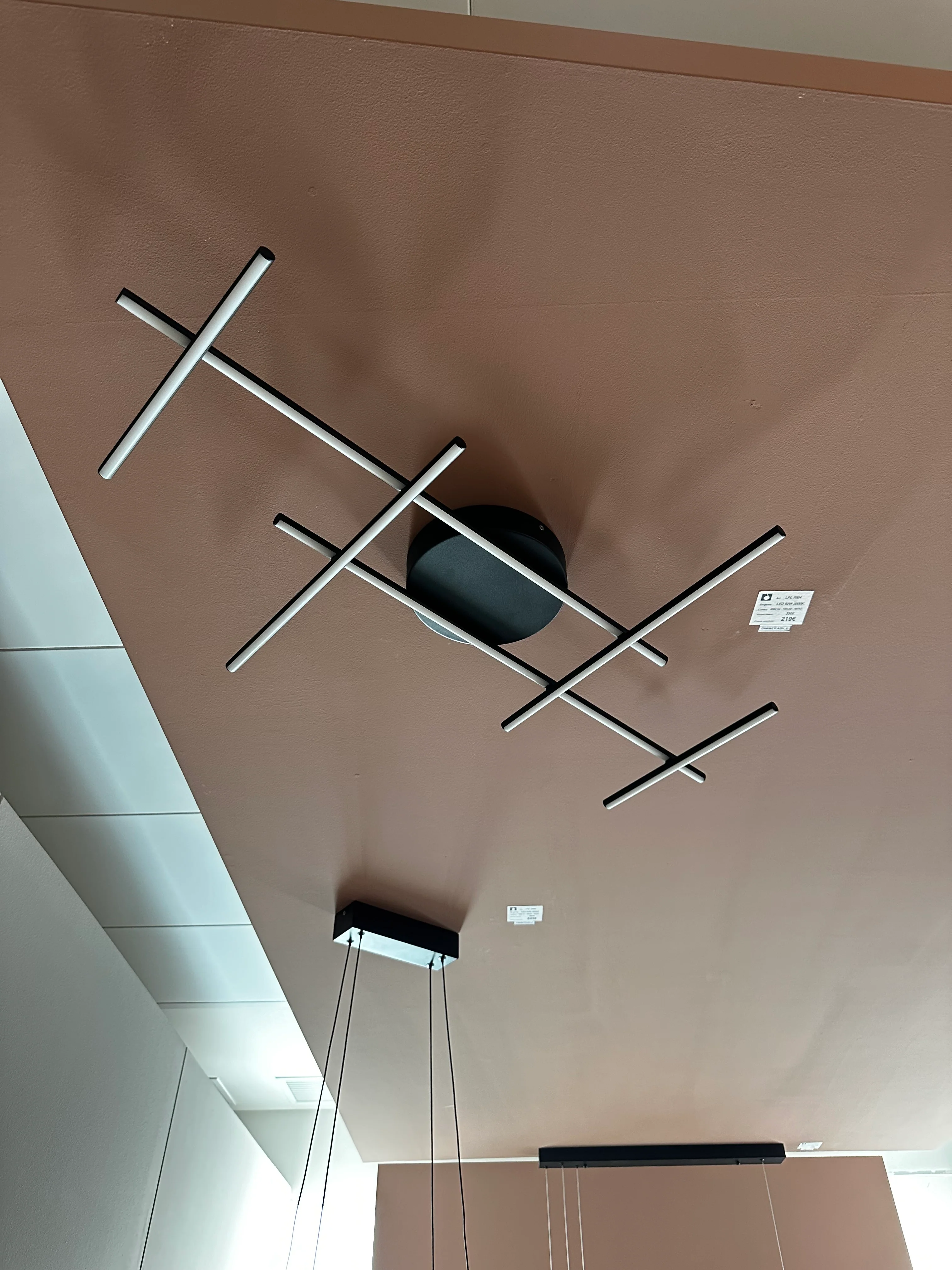 Plafoniera Aero diretta - Nero - Image 3