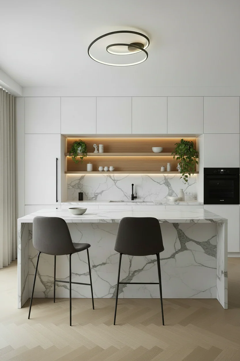 Plafoniera Island - Nero - Image 3
