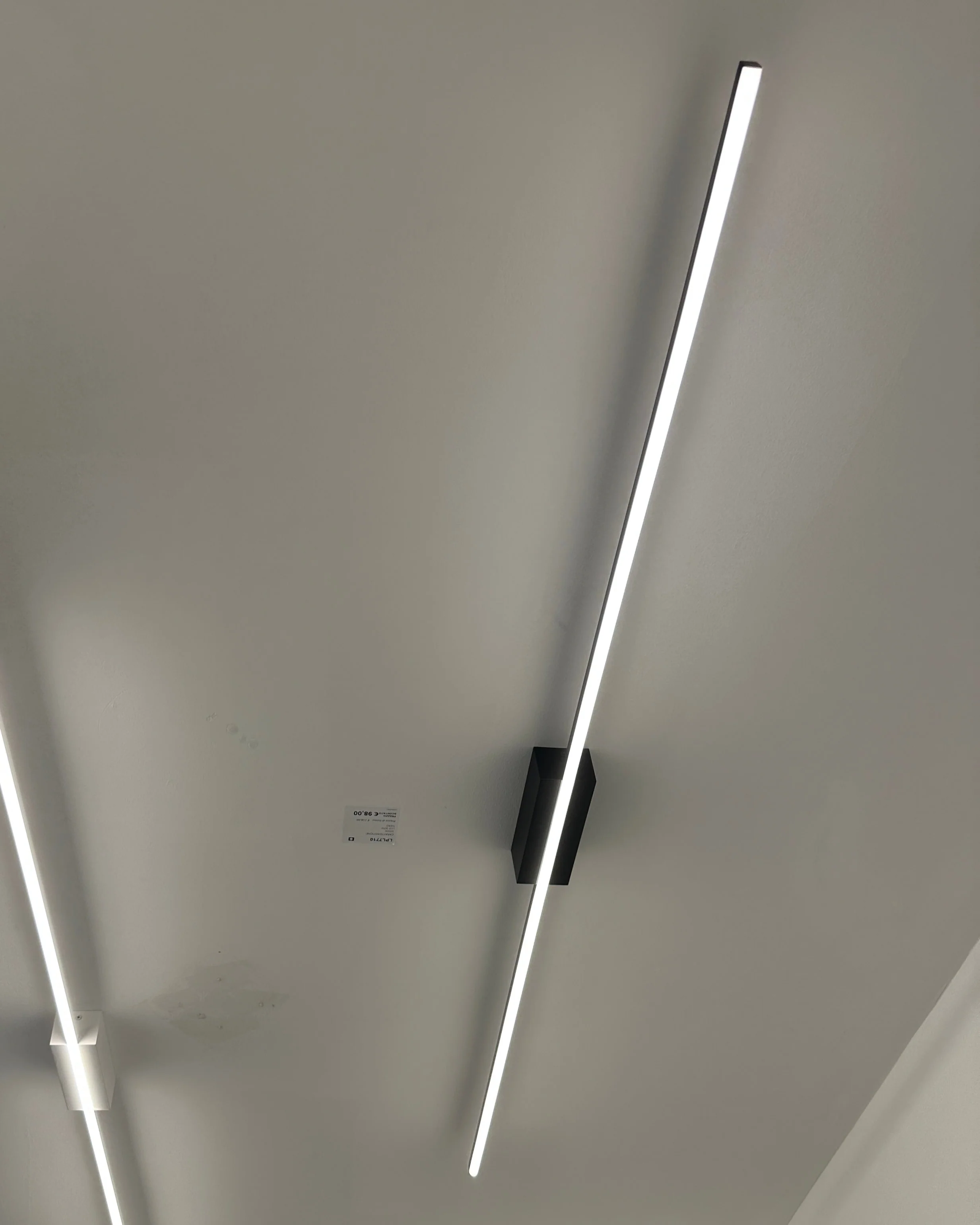 Plafoniera Linea 150 - Nero