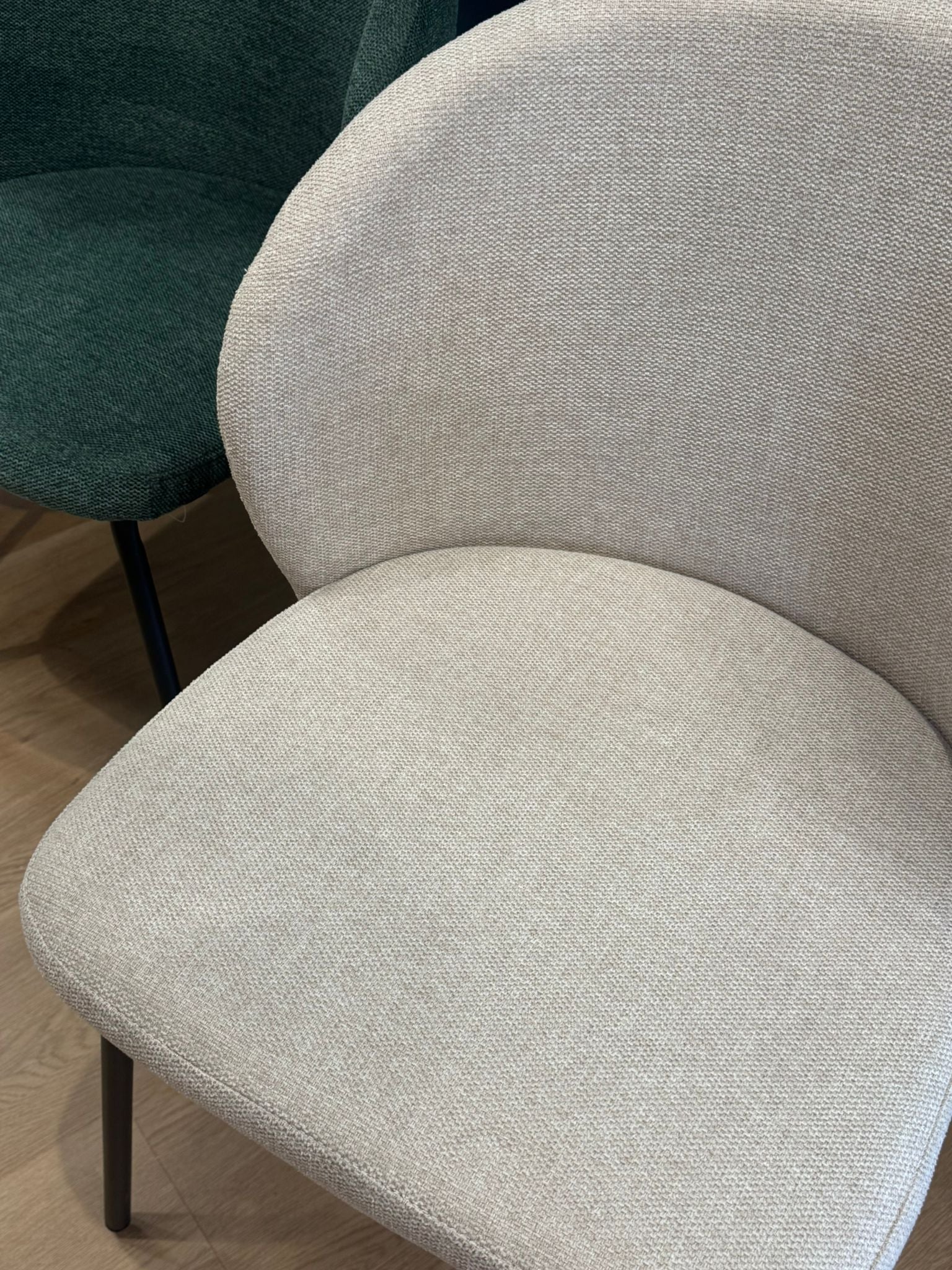 Set 2 poltrone Giulia - tessuto beige - Image 6