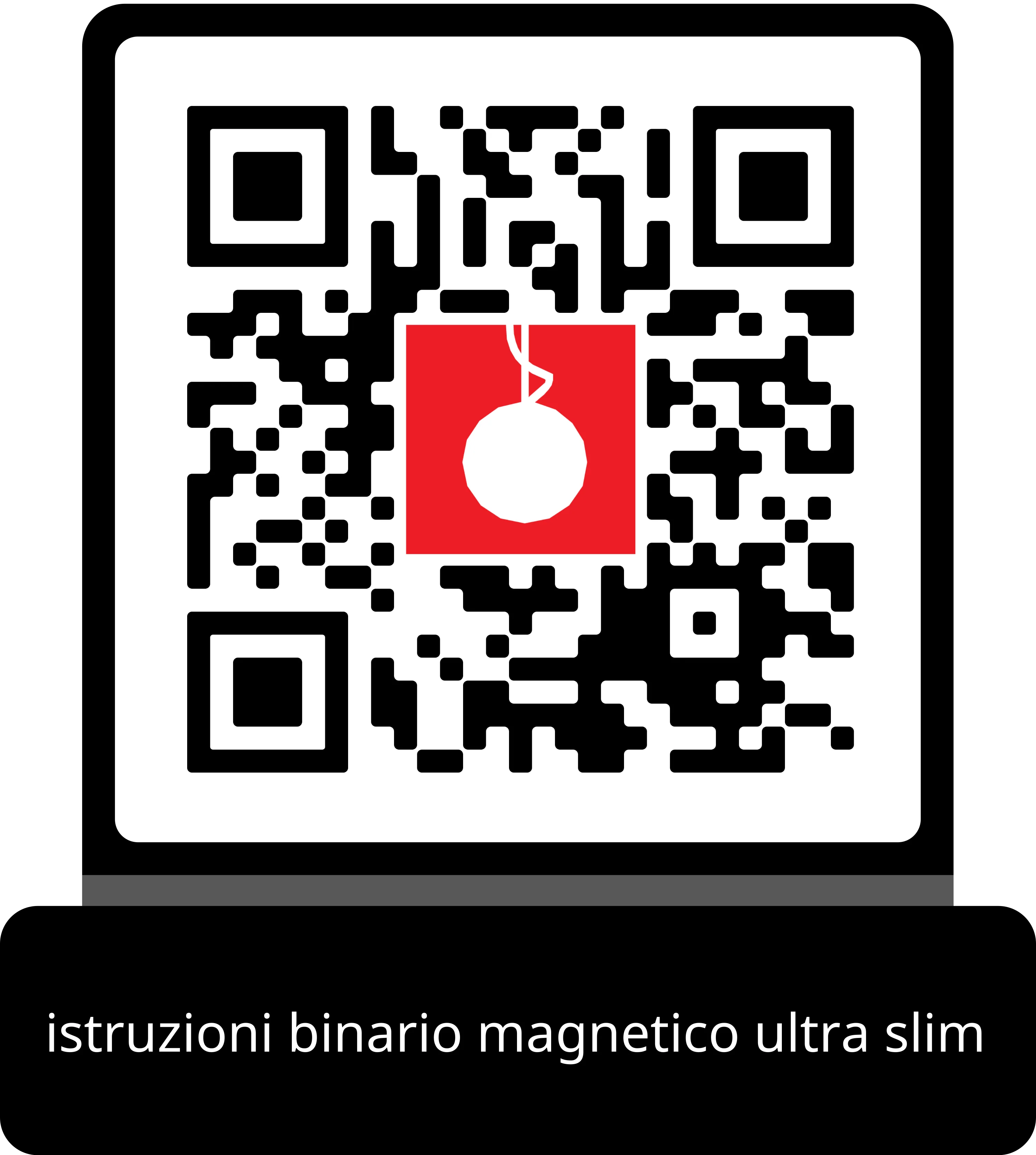 Sistema Karma- Binario magnetico 200cm - Nero - Image 5