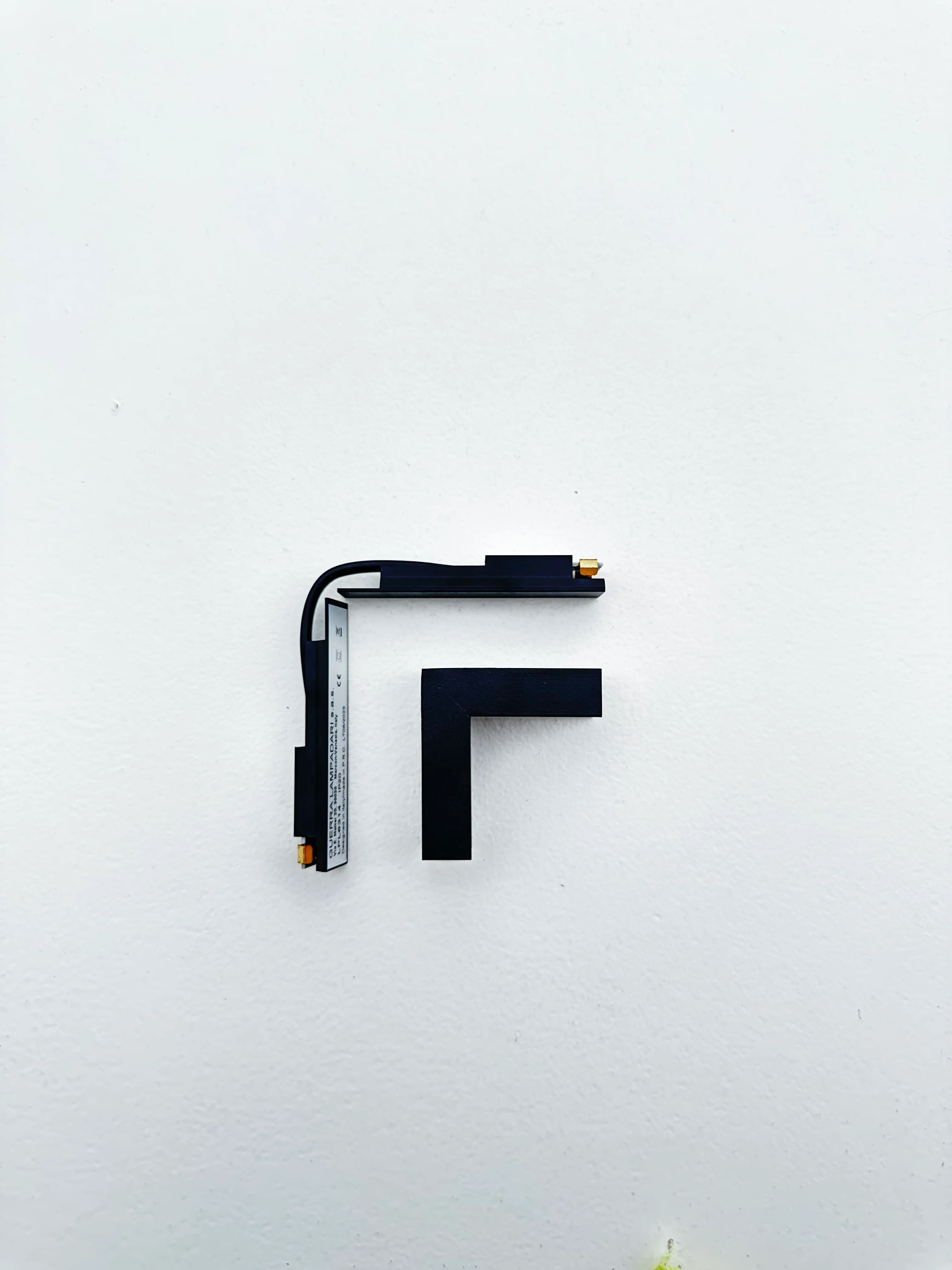 Sistema Karma- Kit giunto angolo 90° parete/soffitto - Nero