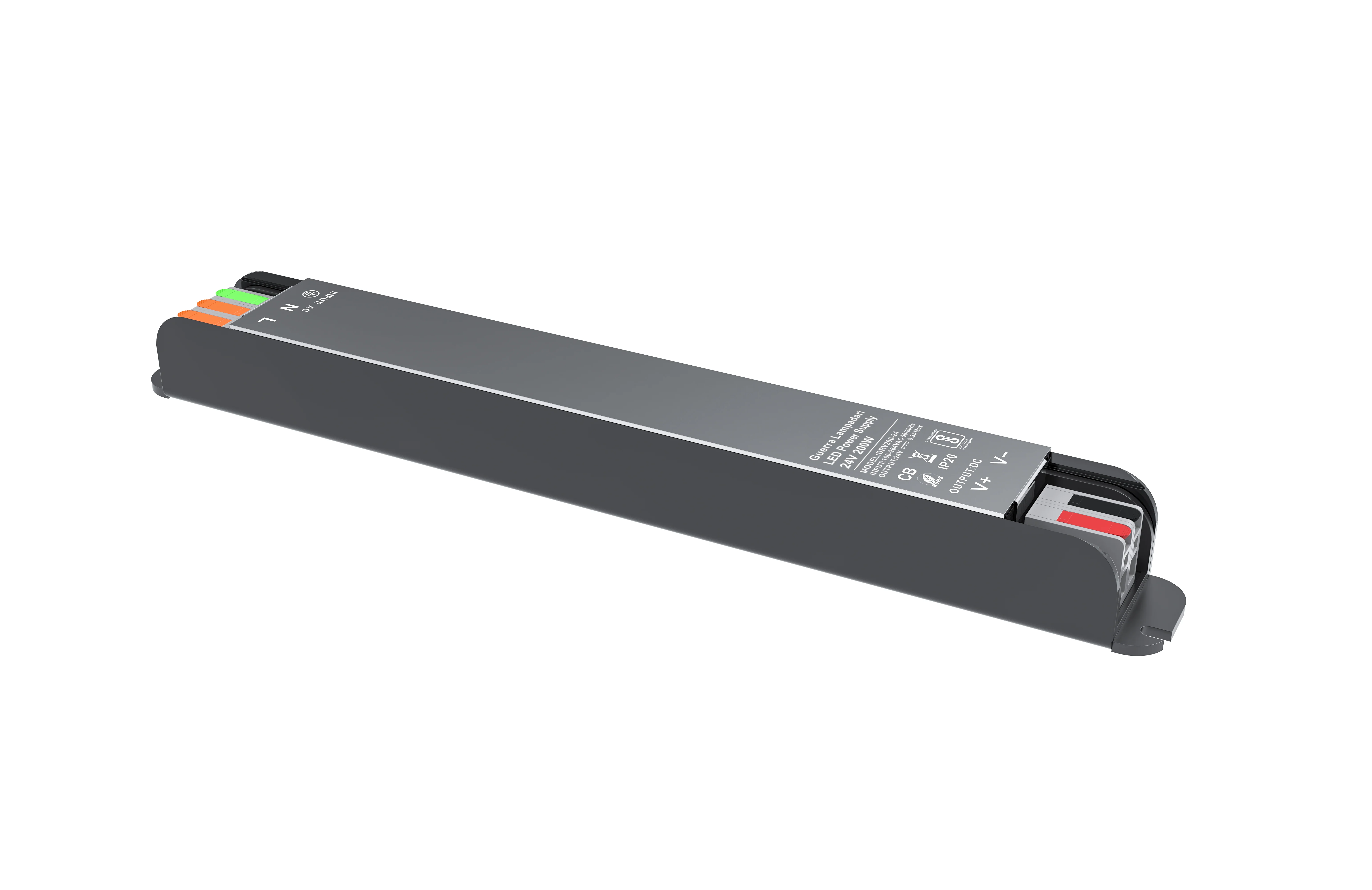 Trasformatore Slim 200W 24v
